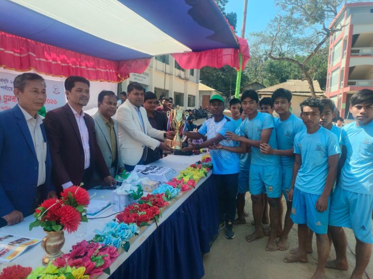 কাপ্তাইয়ে কাবাডি প্রতিযোগিতা ও পুরস্কার বিতরণ