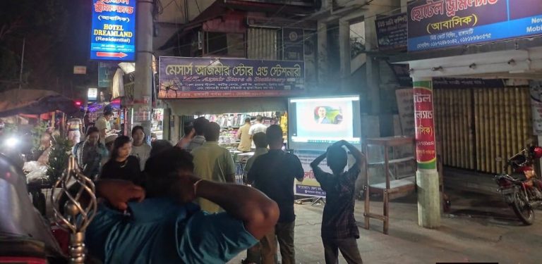 রাঙামাটিতে সরকারের উন্নয়ন বার্তা পৌঁছাতে চলচ্চিত্র প্রদর্শন