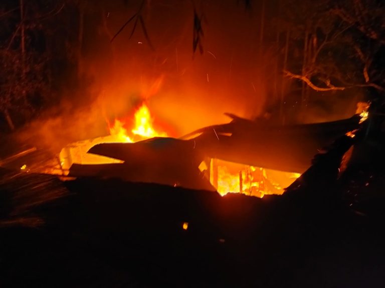 কাপ্তাইয়ের কেপিএম কলাবাগানে আগুনে পুড়ল দুই বসতঘর