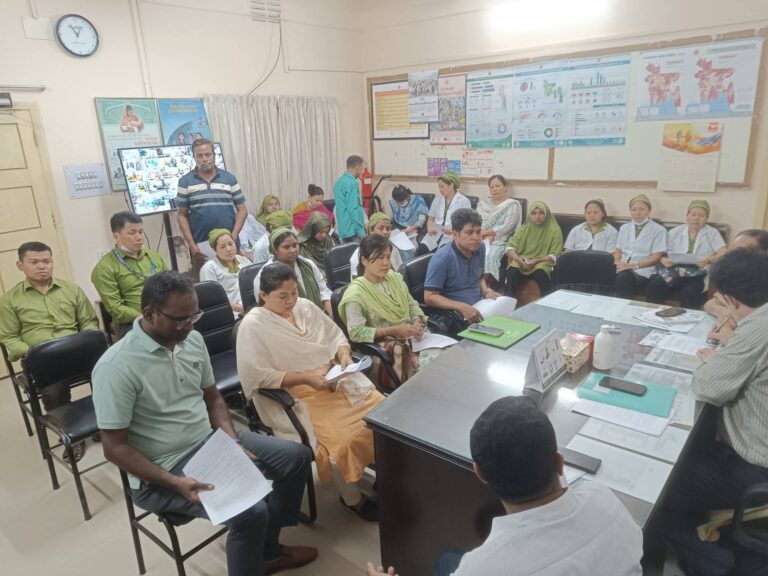 রাঙ্গামাটিতে হাম-রুবেলা টিকাদান শুরু, পার্শ্বপ্রতিক্রিয়া মোকাবিলায় প্রস্তুতি জোরদার