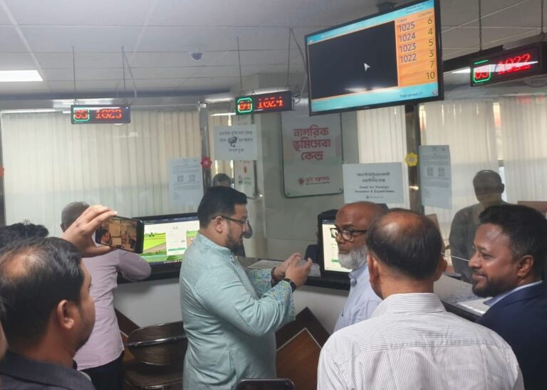 জনবান্ধব ভূমি সেবা নিশ্চিতের নির্দেশ প্রতিমন্ত্রীর