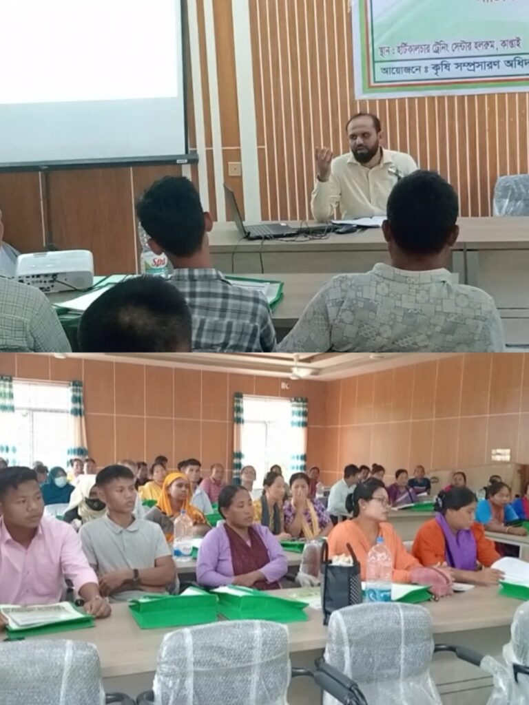 নিরাপদ খাদ্য উৎপাদনে কাপ্তাইয়ে কৃষকদের জিএপি প্রশিক্ষণ