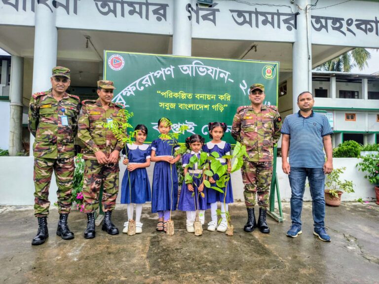 সবুজ ভবিষ্যতের বার্তা, কাপ্তাই জোনের বৃক্ষরোপণ ও চারা বিতরণ কর্মসূচি
