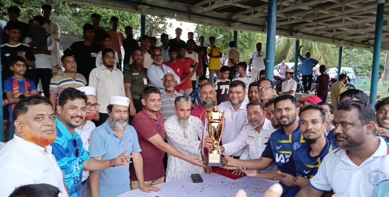 কাপ্তাইয়ে শামসুদ্দীন স্মৃতি কাপে চ্যাম্পিয়ন কেএইচএস ওয়ারিওর্স